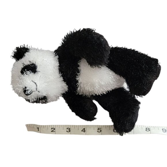Ganz Webkinz Panda Bear Plush Shaggy Black White Stuffed Animal HM111 NO CODE - Picture 2 of 5